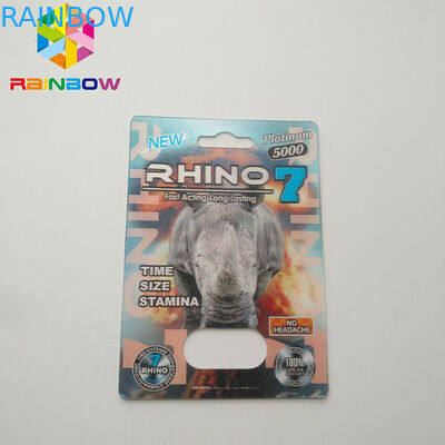 カードを包んでいる人のための3D効果の性の丸薬を包む正常なサイズのまめカード