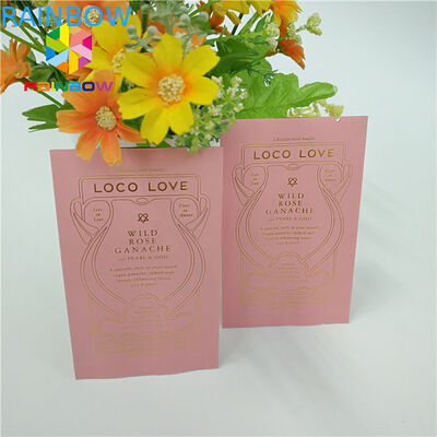 ブラウン クラフト紙のヒート シールの包装袋はクッキー/コーヒー豆のためのサイズをカスタマイズしました