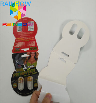 3dびんを含むレンズの包装のBurroのブランドの紙カード箱の単一の二重穴