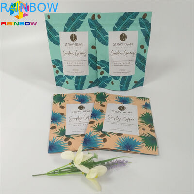 マットのReclosable終わりは袋袋、ボディのためのジッパー ロックの包装袋をごしごし洗います立てます