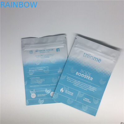 食品等級の草の香の包装はカスタマイズされる袋によって印刷されるジップ ロック式袋を立てます