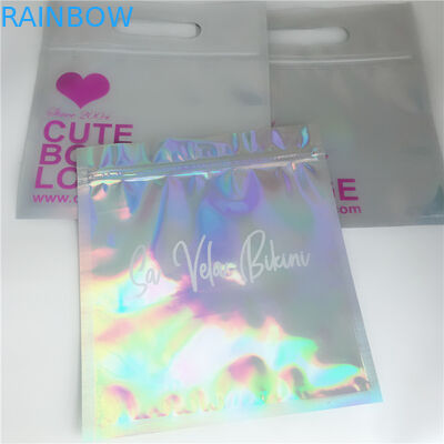まつげ延長接着剤のために密封される袋の光沢のある3側面を包むジップ ロック式の化粧品