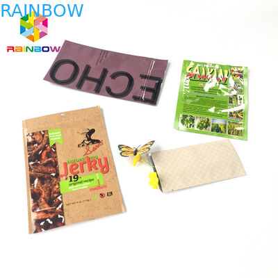 プラスチック アルミ ホイルの色刷3の側面のシールを包むResealableホイルの袋