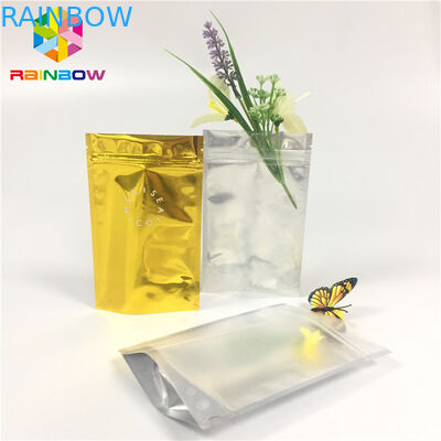 マイラーのジッパー ロック袋の化粧品のサンプル磨き粉を包む明確な前部Doypackホイルの袋