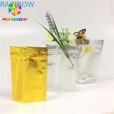 マイラーのジッパー ロック袋の化粧品のサンプル磨き粉を包む明確な前部Doypackホイルの袋