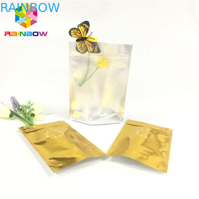 マイラーのジッパー ロック袋の化粧品のサンプル磨き粉を包む明確な前部Doypackホイルの袋