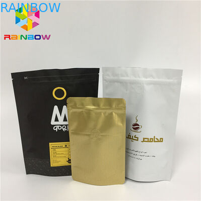 グラビア印刷の印刷はジッパーの袋袋の破損のノッチ ライン ジッパーのロックによって薄板にされるホイルを立てます