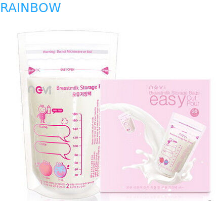 二重ジッパーの袋、ヒート シール包装袋の母乳の貯蔵を立てて下さい