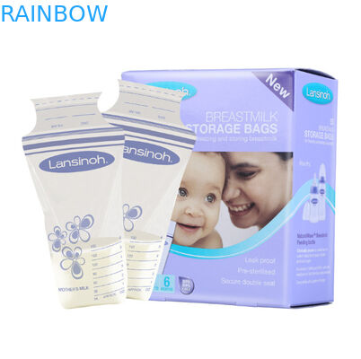 二重ジッパーの袋、ヒート シール包装袋の母乳の貯蔵を立てて下さい