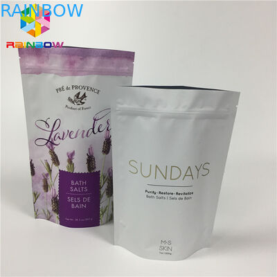 薄板になる無光沢のアルミ ホイルは乾燥した食糧パッケージのためのジッパーの袋袋を立てます