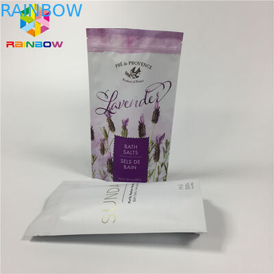 薄板になる無光沢のアルミ ホイルは乾燥した食糧パッケージのためのジッパーの袋袋を立てます