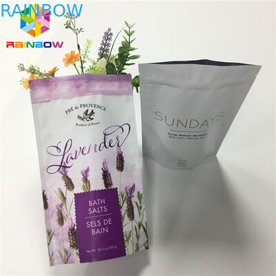 薄板になる無光沢のアルミ ホイルは乾燥した食糧パッケージのためのジッパーの袋袋を立てます