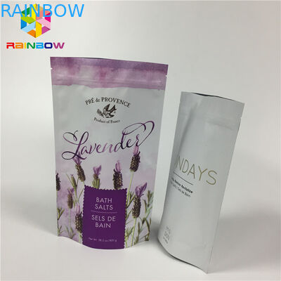 薄板になる無光沢のアルミ ホイルは乾燥した食糧パッケージのためのジッパーの袋袋を立てます