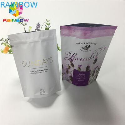 薄板になる無光沢のアルミ ホイルは乾燥した食糧パッケージのためのジッパーの袋袋を立てます