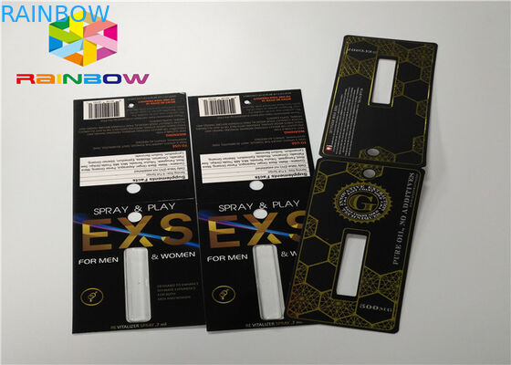 プラスチックびんのまめの挿入物カード カード/ディスプレイ・ケースからの男性の強化の丸薬3dパッキング