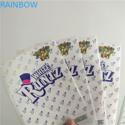 カスタマイズされたラベルの印刷できる収縮の覆いの白いRuntzマイラーのペーパー ステッカーのグラビア印刷の印刷