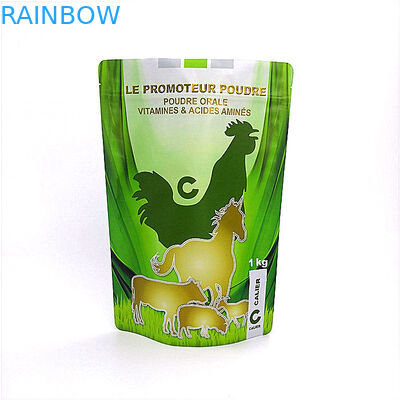 飼葉袋のグリップのシールのアルミ ホイルDoypackを包むMoistureproofプラスチック袋