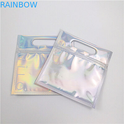 レーザーのフィルムの透明なホログラム女性のための化粧品の包装袋30-150ミクロン