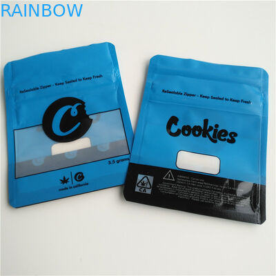 ジップ ロック式のRuntz袋の草の香の包装のアルミ ホイルのペットによってカスタマイズされるサイズ