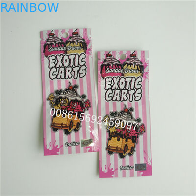 注文ホイルは窓と包むZiplock袋1ml Vapeのペンのカートリッジを印刷しました