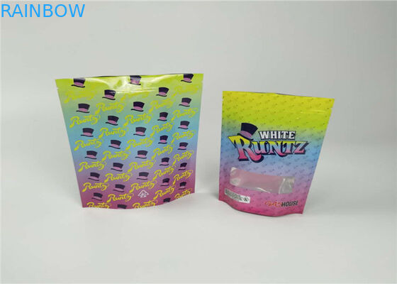 ジャングルの男の子の臭いの証拠のクッキーの雑草袋のジッパー ロックを包むRuntzのプラスチック袋