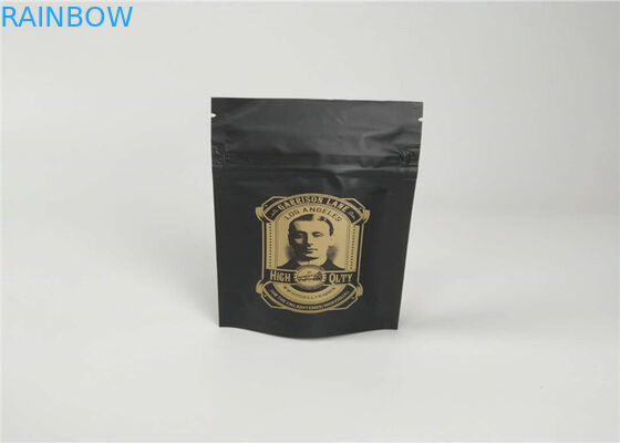 ジップ ロック式印刷は袋を薄板にしますキャンデーのための材料3.5g 5g 10gのホログラム袋を立てます