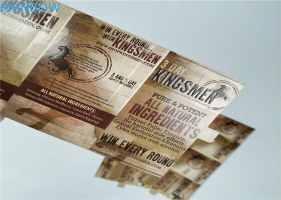 3dレンズの包装カード サイの注文の印刷紙箱を包む丸薬