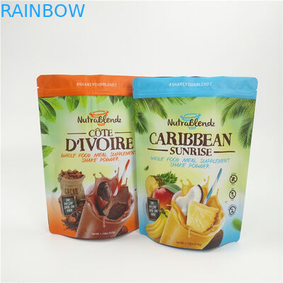 ジップ ロック式のアルミ ホイルはドライ フルーツの包装のための袋のグラビア印刷の印刷を立てます