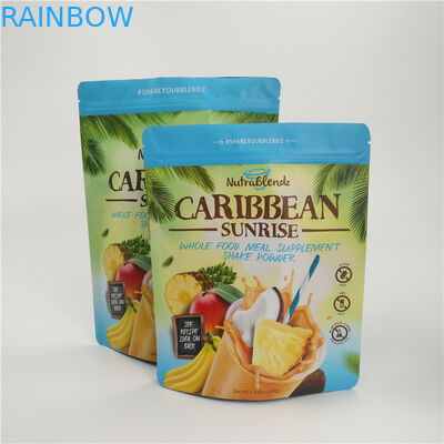 グラビア印刷の印刷はジップ ロック式袋、ジッパーが付いている粉乳のアルミ ホイルの袋を立てます