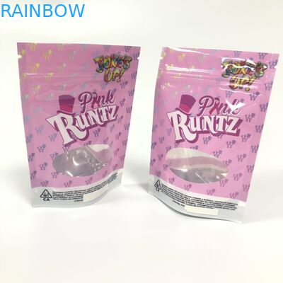 Ziplockが付いているマイラー ホイルのRuntzジップ ロック式の袋を包むアルミ ホイルの草の香