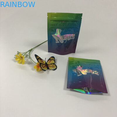 マイラーRuntzを包む二重ジッパー ホイルの袋は包装のクッキーのためのプラスチックを袋に入れます