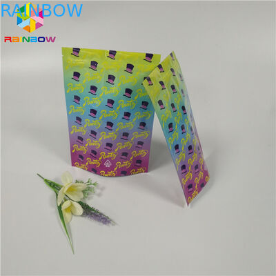 ジップ ロック式クッキーの臭いの証拠のRuntz袋は袋の子供の抵抗力があるグラビア印刷の印刷を立てます