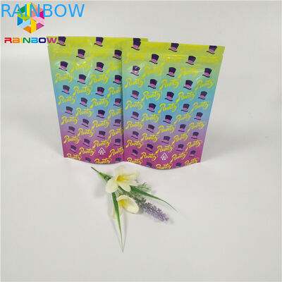 ジップ ロック式クッキーの臭いの証拠のRuntz袋は袋の子供の抵抗力があるグラビア印刷の印刷を立てます