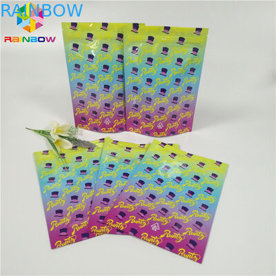 ジップ ロック式クッキーの臭いの証拠のRuntz袋は袋の子供の抵抗力があるグラビア印刷の印刷を立てます