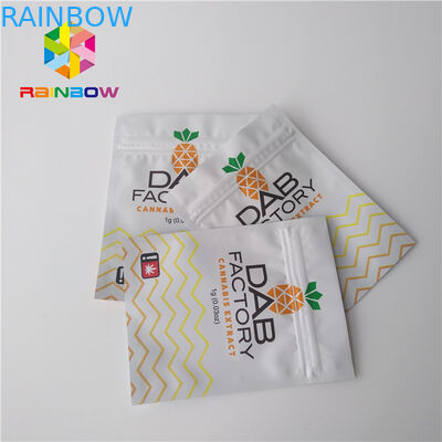 CBDオイルGummiesのために防止湿気を包むアルミ ホイルのプラスチック袋は取り除きます