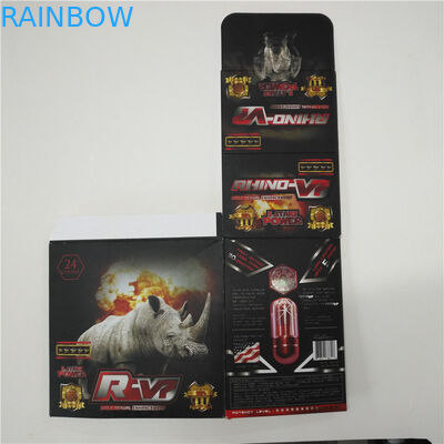 ABS物質的なプラスチック薬瓶のサイ12のまめ包装カード ディスプレイ・ケース