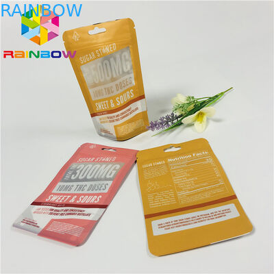 再使用可能なプラスチックは前部明確な窓と終わるジッパーの袋袋マットを立てます