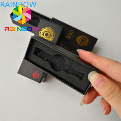 サイズのVapeの注文のカートリッジ包装箱のCbdの噴霧器のキットの無光沢の表面の終わり