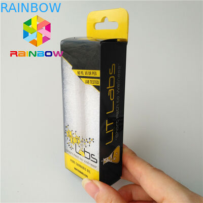 510陶磁器のVapeタンクCbdオイルのカートリッジ包装箱を包むペーパー草の香