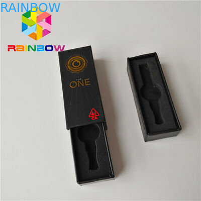 510陶磁器のVapeタンクCbdオイルのカートリッジ包装箱を包むペーパー草の香