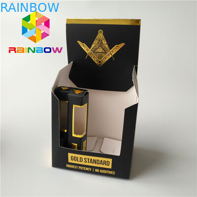 無光沢の表面の終わりの草の香包装箱の葉巻たばこの塗被紙箱