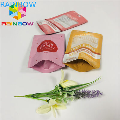 FDAマイラーはジッパーの袋、こつの穴が付いているZiplockによってを密封されるポリ袋立てます