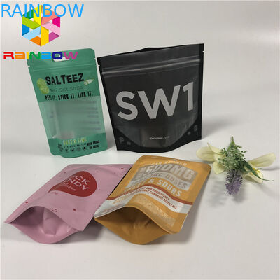 FDAマイラーはジッパーの袋、こつの穴が付いているZiplockによってを密封されるポリ袋立てます