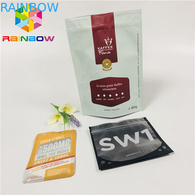 湿気の障壁のアルミ ホイルは袋袋のコーヒー豆のZiplockのプラスチックを立てます