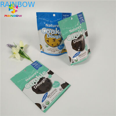 多彩で小さいマイラーのアルミ ホイルの食糧パッキング袋はビスケット/乾燥したフルーツのためのロックのファスナーを締めます