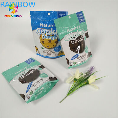 多彩で小さいマイラーのアルミ ホイルの食糧パッキング袋はビスケット/乾燥したフルーツのためのロックのファスナーを締めます