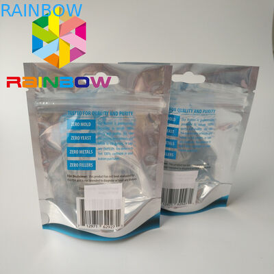 習慣は包むホイル袋を立てます薬剤のKratonのためのジッパー ロックの袋を印刷しました