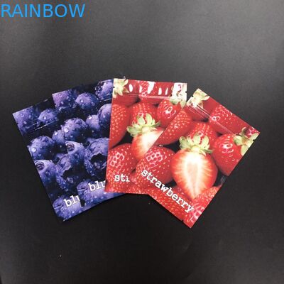 印刷された3側面を書類封筒の習慣を包むホイルによって並べられた光沢のある物質的な草の香は密封しました