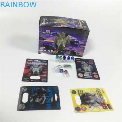 カートリッジ ペーパーまめカード プラスチック カバーが付いている包装の金のサイの容器の弾丸