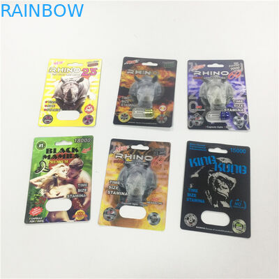 カートリッジ ペーパーまめカード プラスチック カバーが付いている包装の金のサイの容器の弾丸